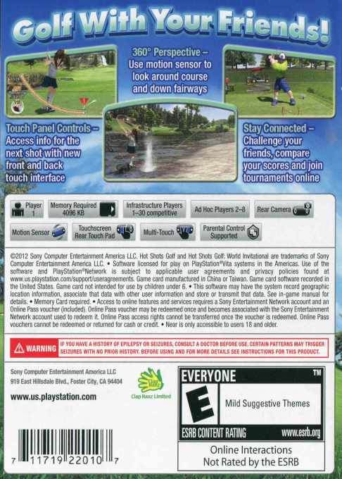 Hot Shots Golf - World Invitational — box-2D-back (US)