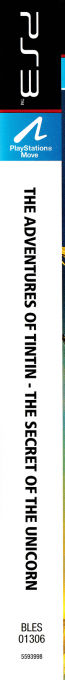 Adventures of Tintin, The - The Game — box-2D-side (EU)