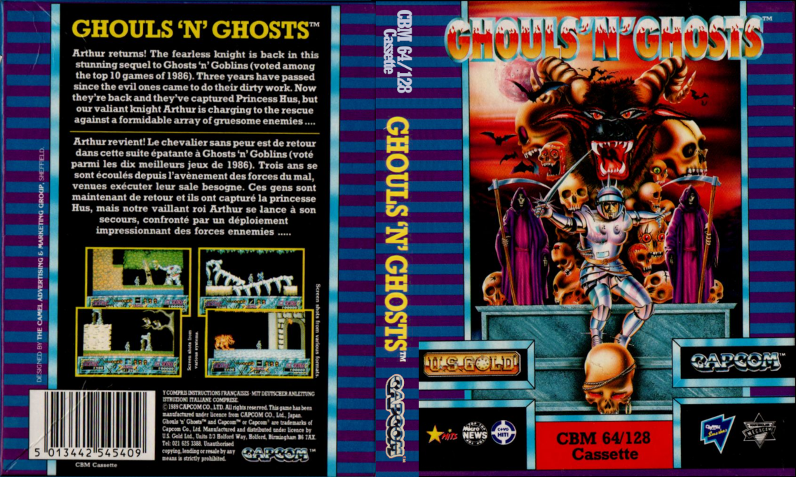Ghouls'n Ghosts — box-texture (EU)