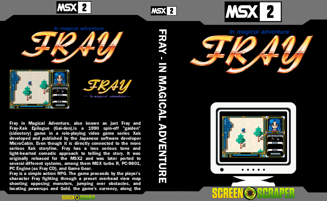 Fray - In Magical Adventure — box-texture (SS)