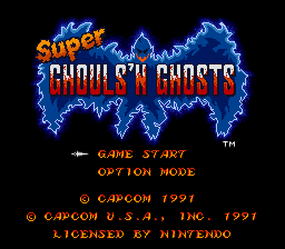 Super Ghouls'n Ghosts — sstitle (WOR)