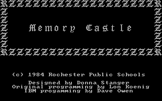 Memory Castle — sstitle (WOR)