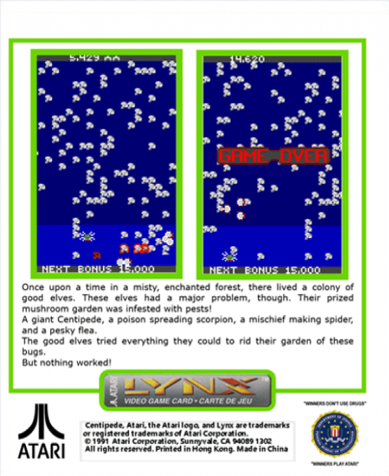 Centipede — box-2D-back (US)