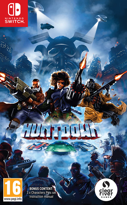 Huntdown — box-2D (EU)