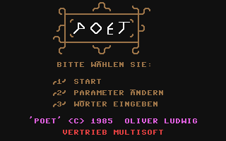 Poet - Ein Lyrik-generator — sstitle (DE)