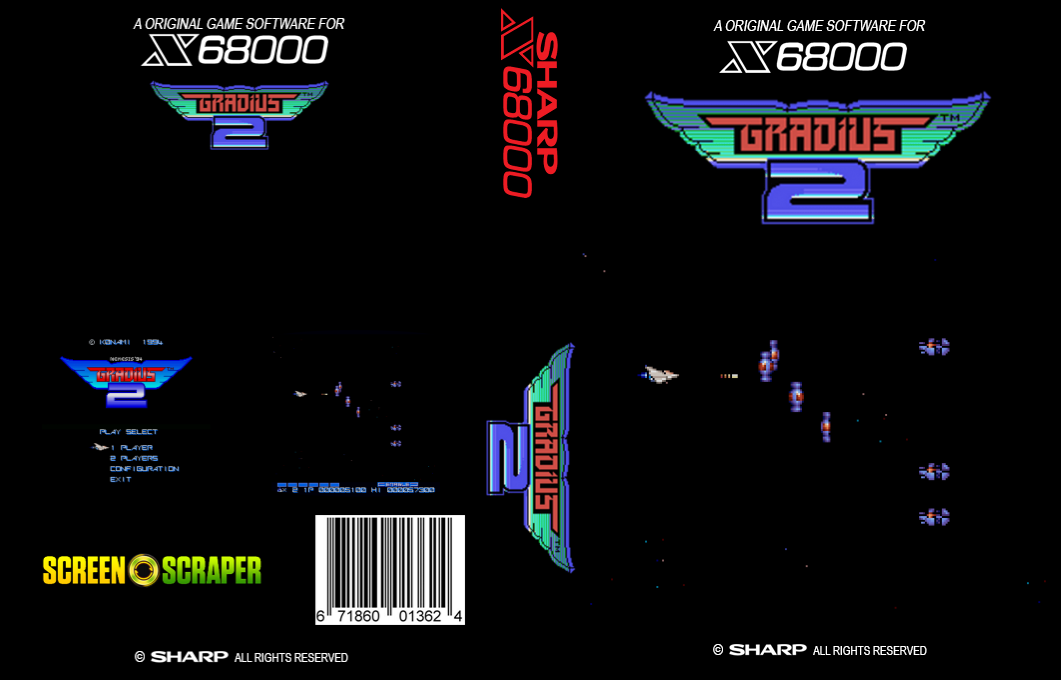 Gradius 2 Msx Hack — box-texture (SS)