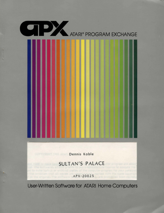 Sultan's Palace box art