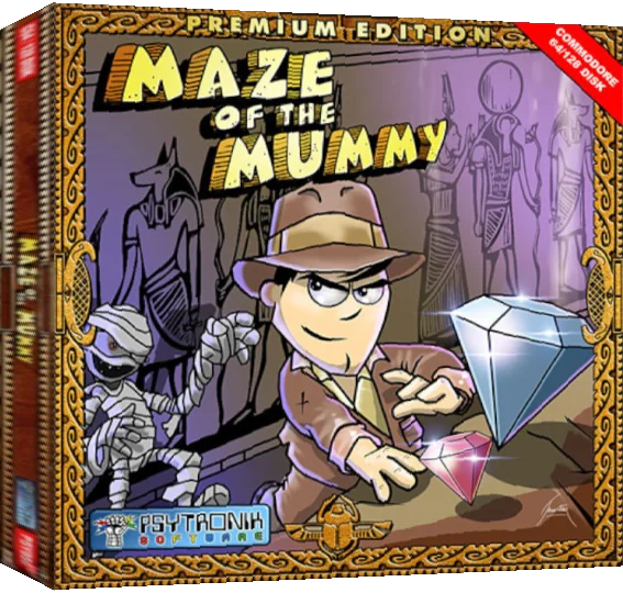 Maze of the Mummy — box-3D (WOR)