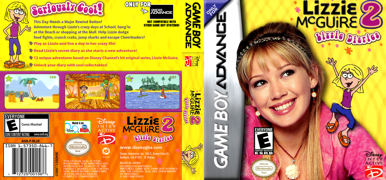 Lizzie Mcguire 2 - Lizzie Diaries — box-texture (US)