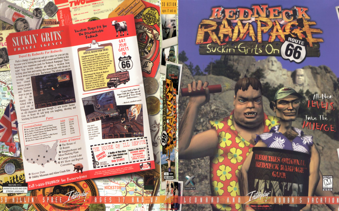 Redneck Rampage - Suckin' Grits On Route 66 — box-texture (US)
