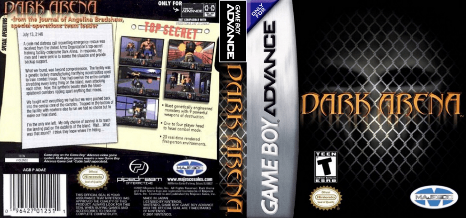 Dark Arena — box-texture (US)