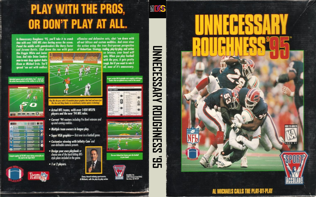 Unnecessary Roughness '95 — box-texture (US)