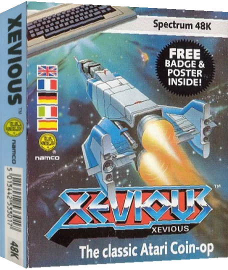 Xevious — box-3D (EU)