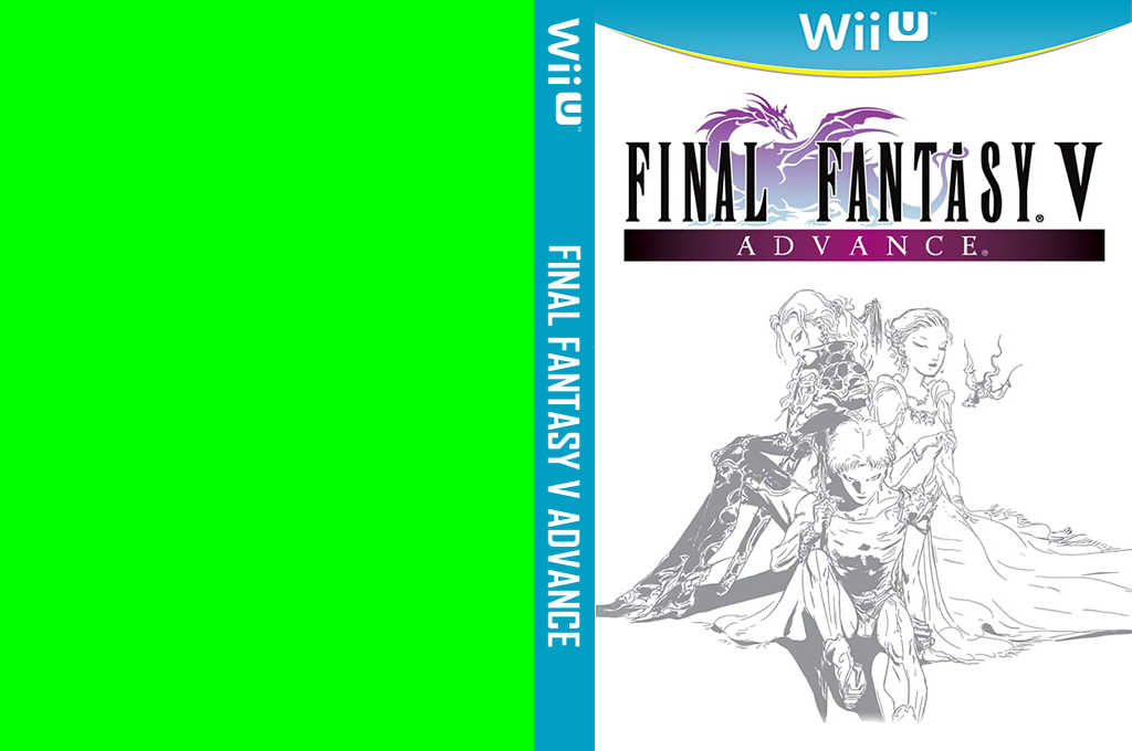 Final Fantasy V Advance — box-texture (JP)