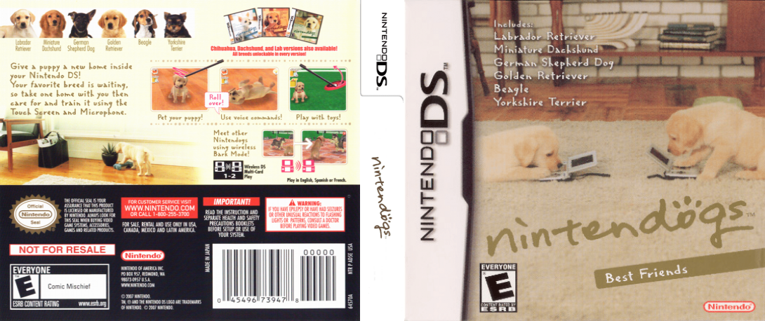 Nintendogs - Best Friends — box-texture (US)