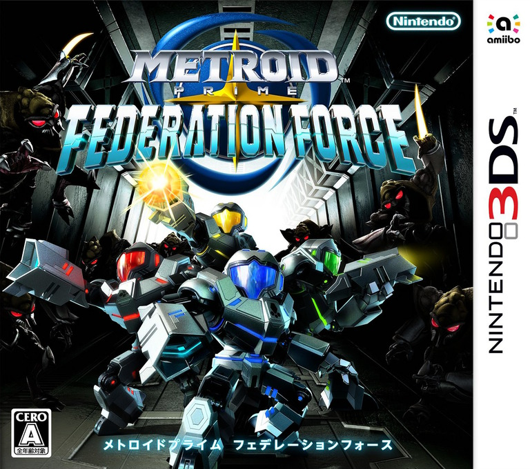Metroid Prime - Federation Force — box-2D (JP)