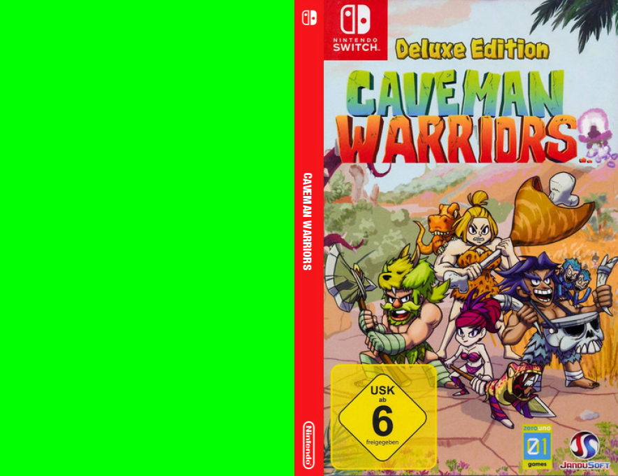 Caveman Warriors — box-texture (DE)