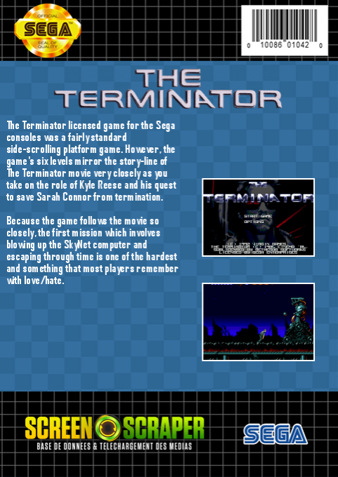 Terminator, The — box-2D-back (SS)