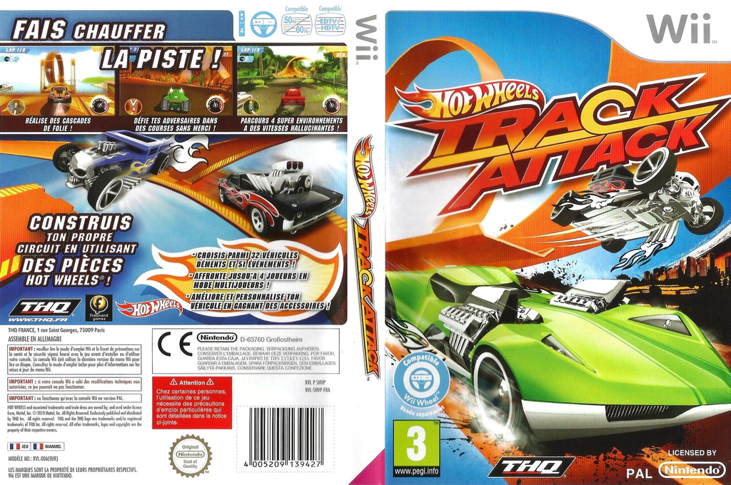 Hot Wheels - Track Attack — box-texture (FR)