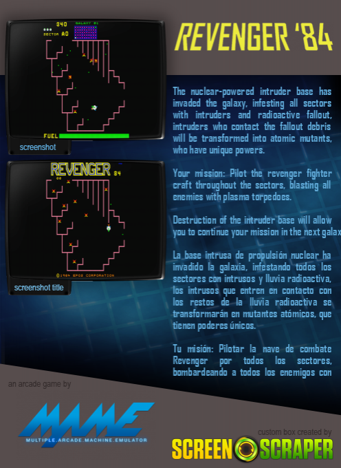 Revenger '84 — box-2D-back (SS)