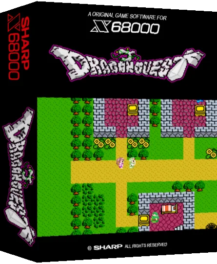 T-dragon Quest Joshou — box-3D (SS)
