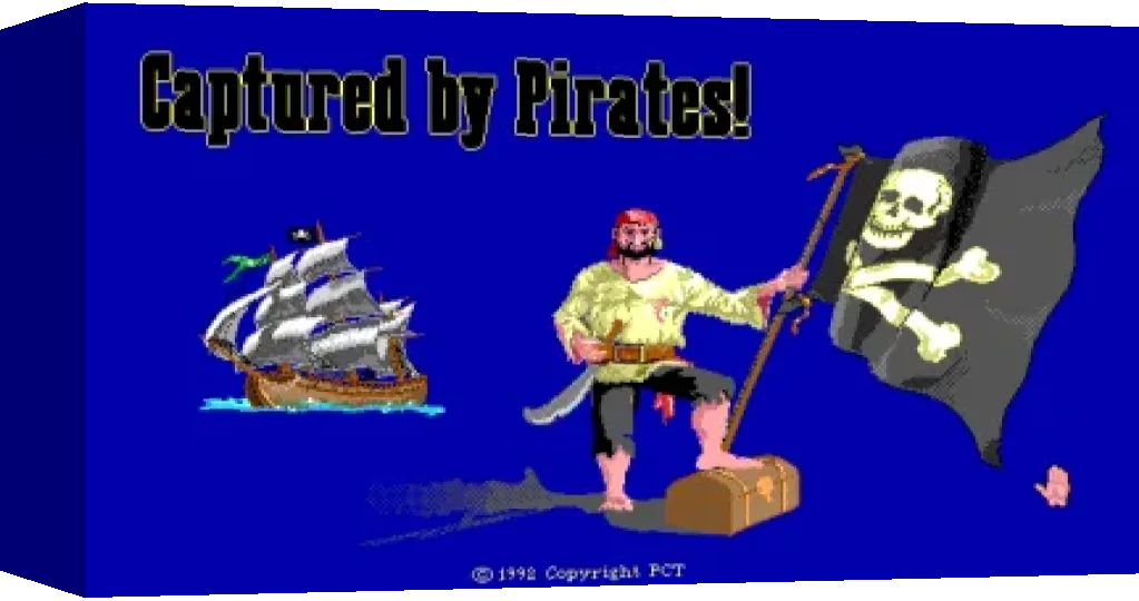 Captured by Pirates! — box-3D (WOR)