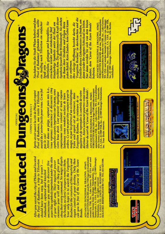 Curse Of The Azure Bonds — box-2D-back (EU)