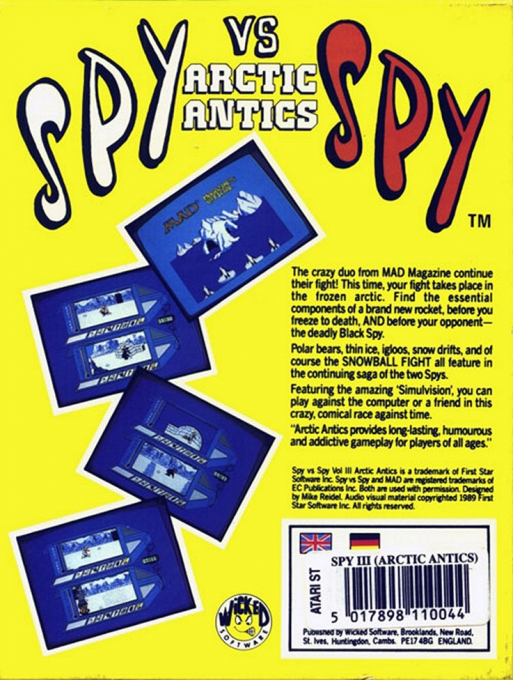 Spy vs Spy - Arctic Antics — box-2D-back (EU)