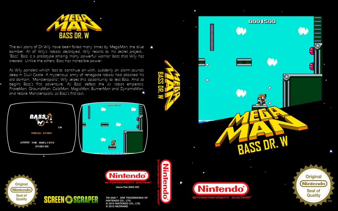 MegaMan : Bass Dr. W — box-texture (SS)