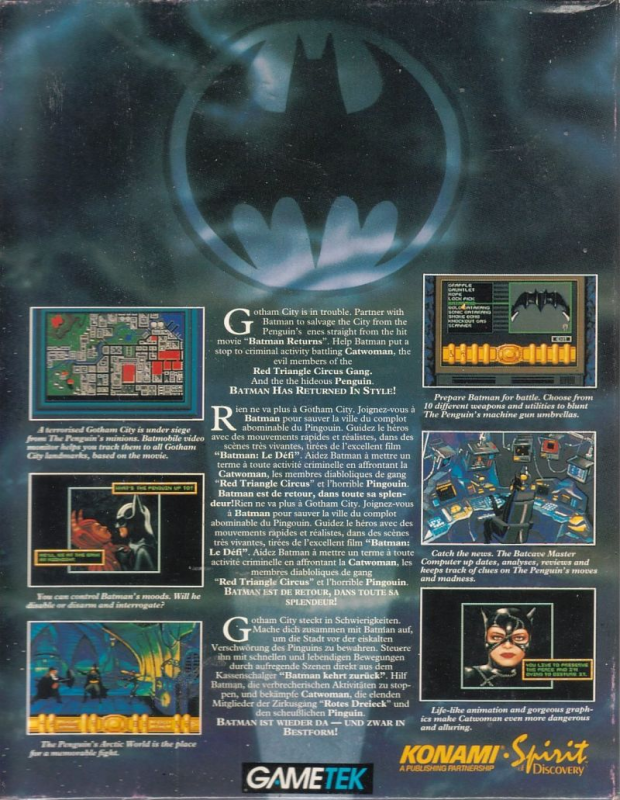 Batman Returns — box-2D-back (EU)