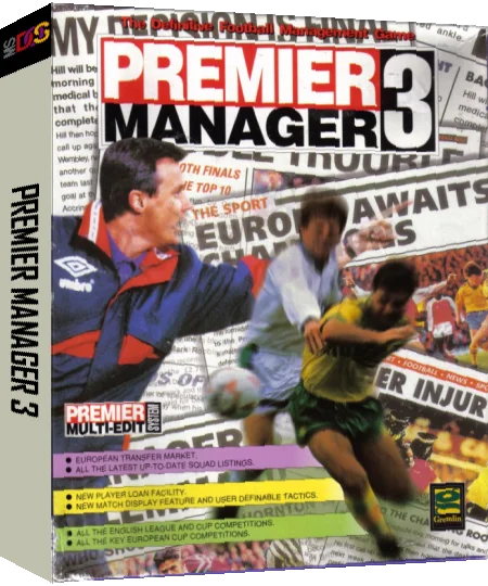 Premier Manager 3 — box-3D (EU)
