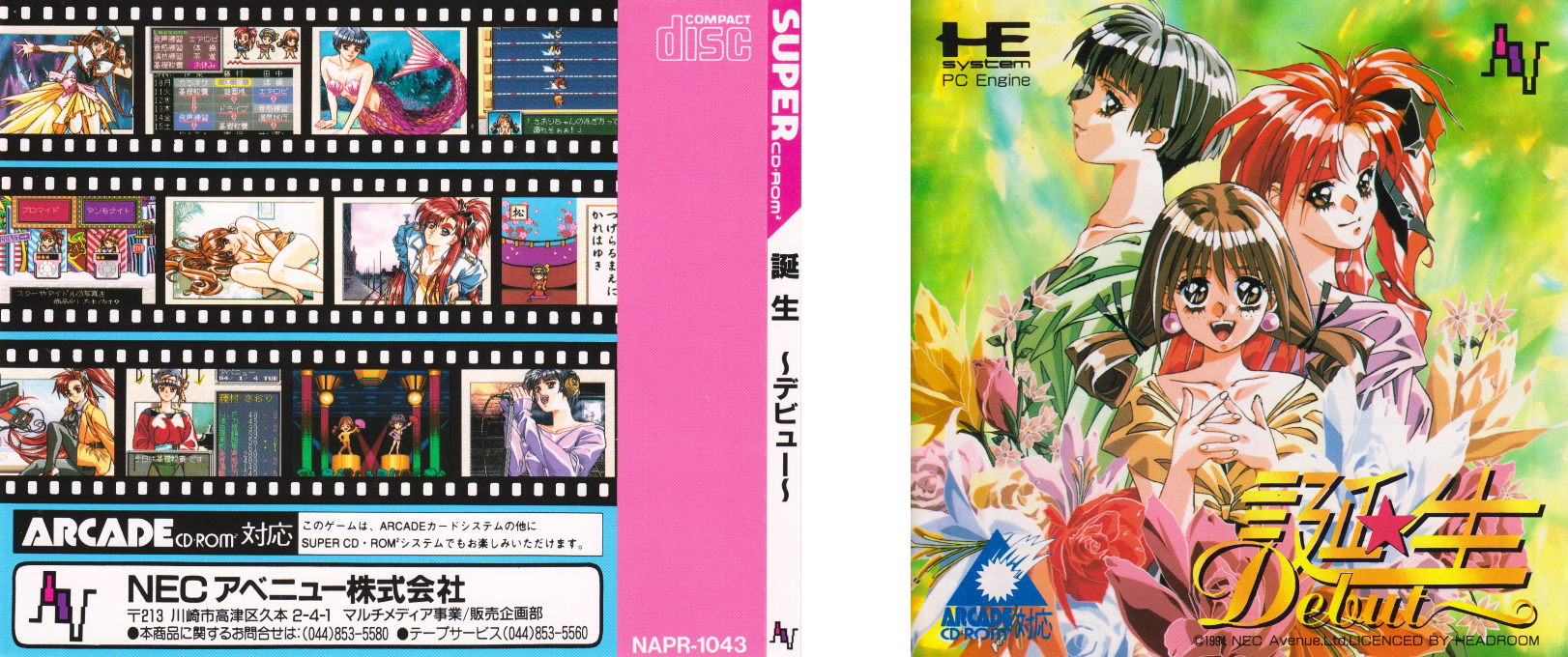 Tanjou - Debut — box-texture (JP)