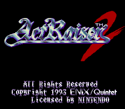 Actraiser 2 — sstitle (WOR)