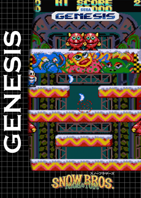 Snow Bros. Nick And Tom — box-2D (SS)