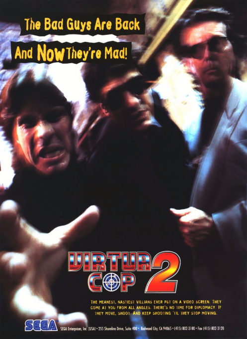 Virtua Cop 2 box art