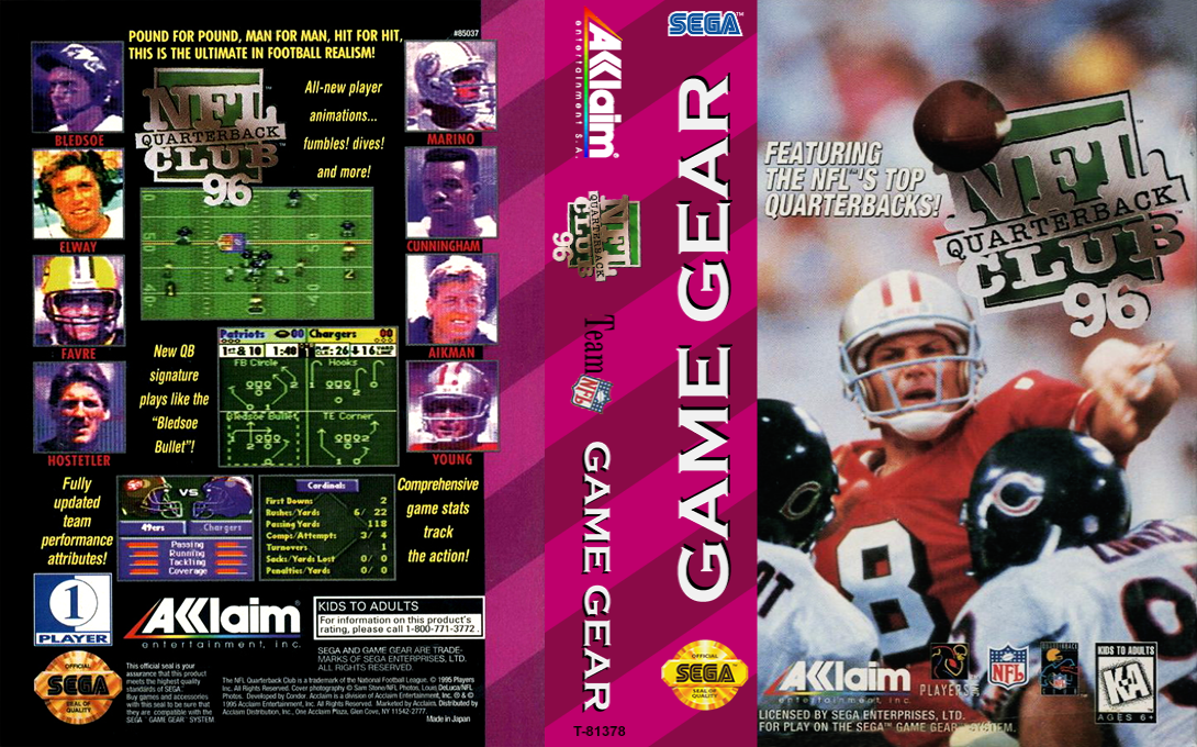 Nfl Quarterback Club '96 — box-texture (US)