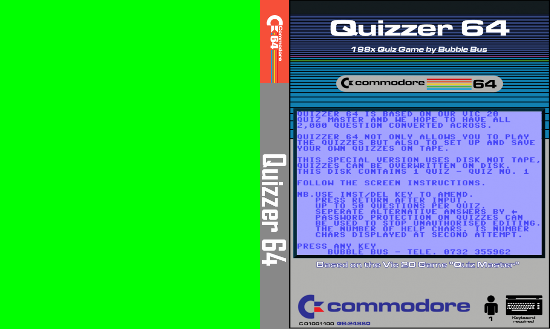 Quizzer 64 — box-texture (CUS)