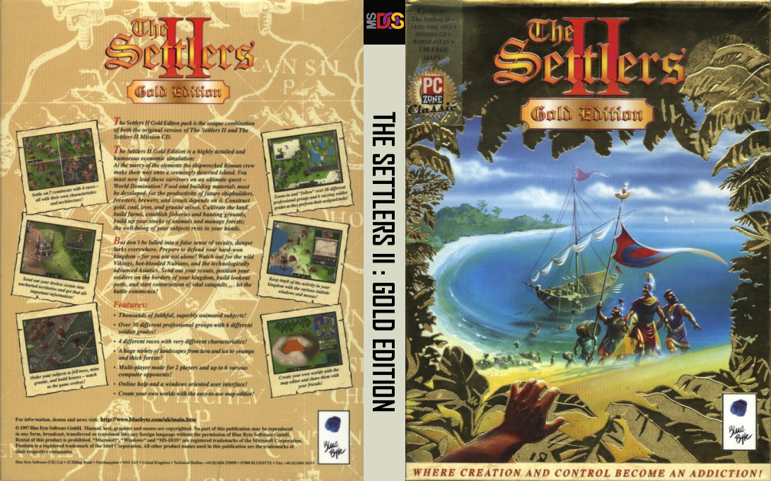 Settlers 2, The - Gold Edition — box-texture (EU)