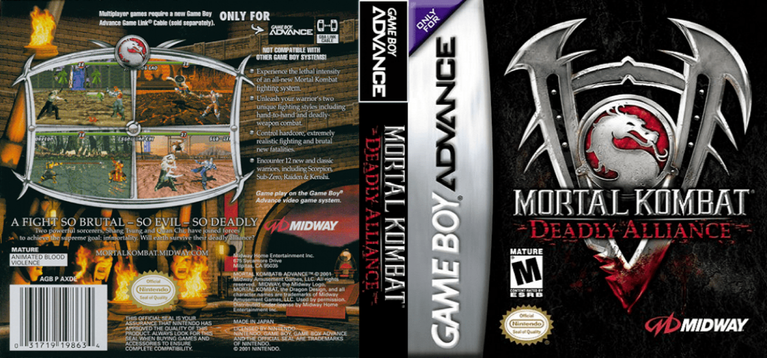 Mortal Kombat - Deadly Alliance — box-texture (US)