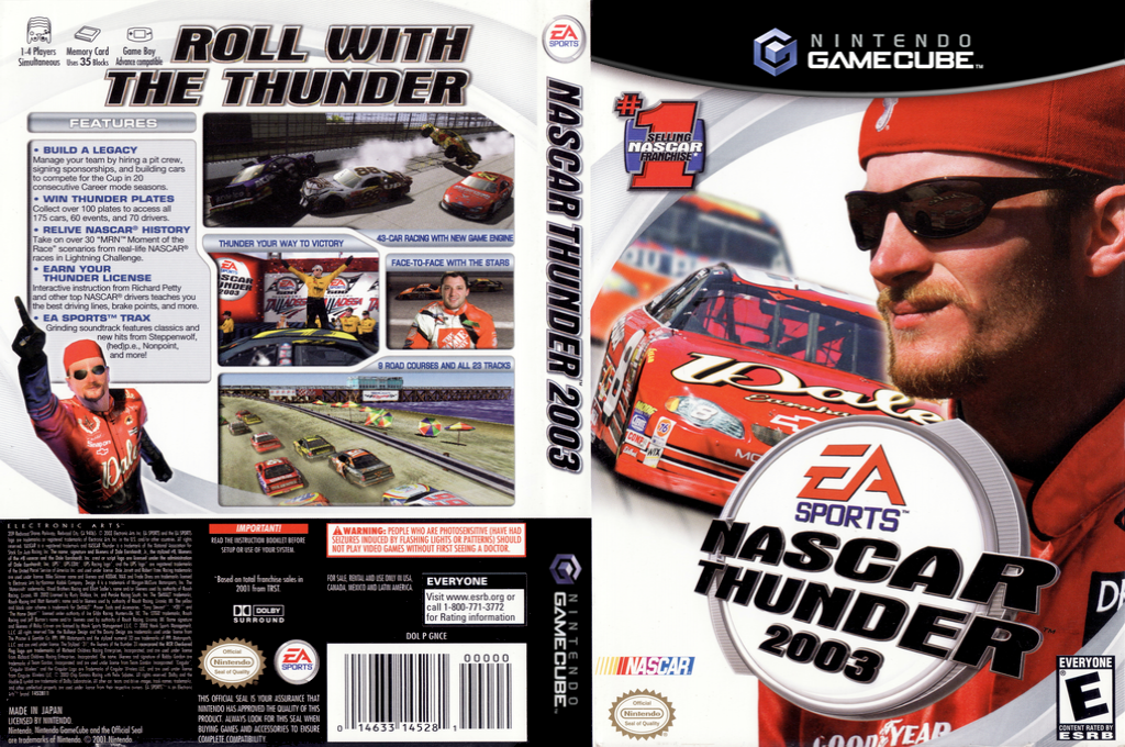NASCAR Thunder 2003 — box-texture (US)
