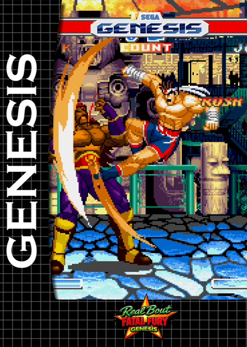 Real Bout Fatal Fury Genesis — box-2D (SS)