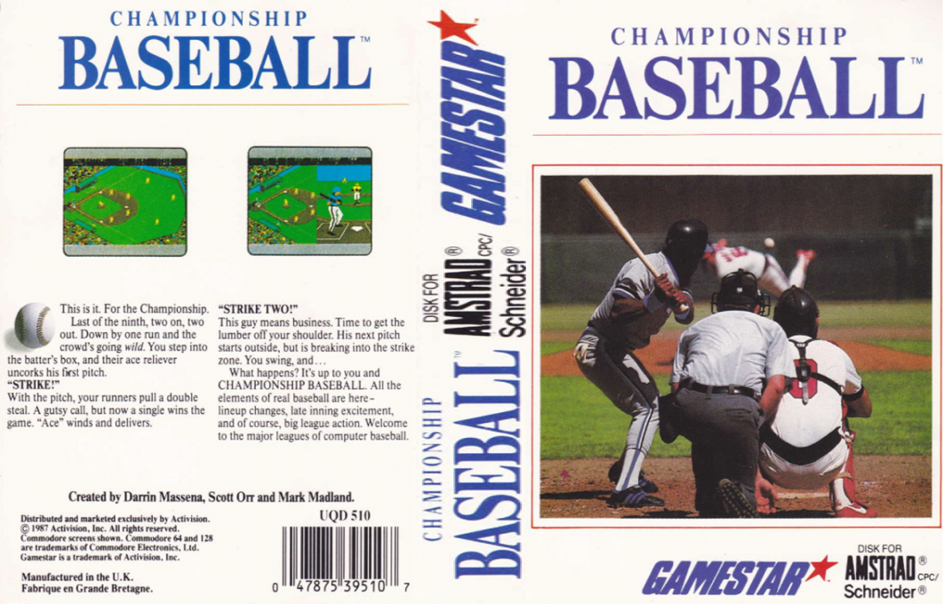 Championship Baseball — box-texture (EU)