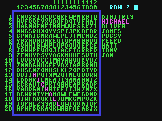 Word Find — ss (WOR)