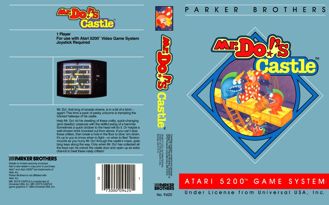 Mr. Do!'s Castle — box-texture (US)