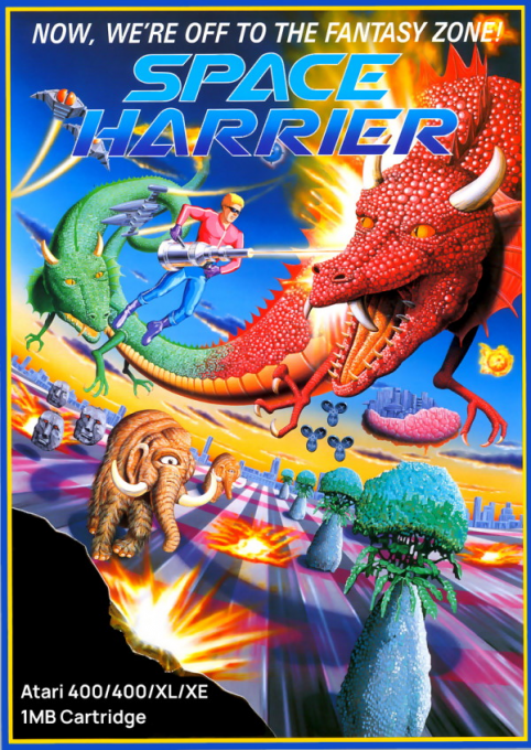 Space Harrier box art