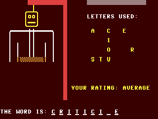 Hangman #011 — ss (WOR)