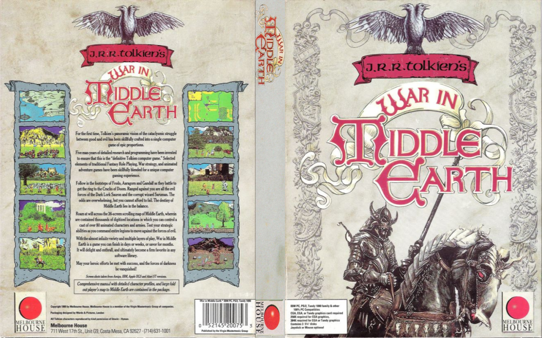 J.R.R. Tolkien's War in Middle Earth — box-texture (US)
