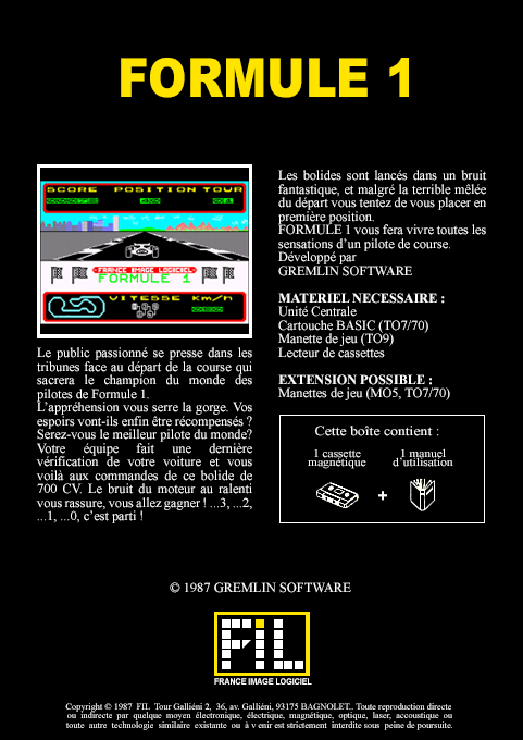Formule 1 — box-2D-back (FR)
