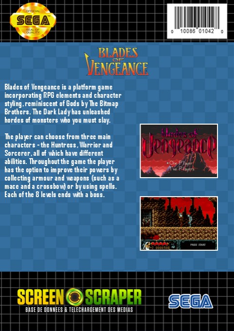 Blades Of Vengeance — box-2D-back (SS)