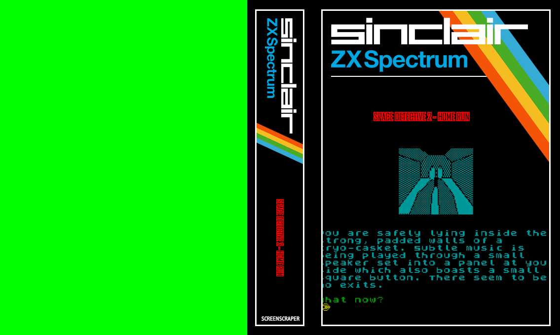 Space Detective II - Home Run — box-texture (SS)